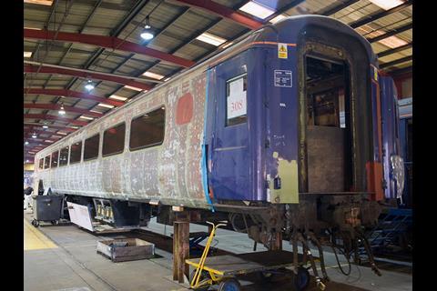 Wabtec's Kilmarnock plant carried out HST trailer car modifications for First Great Western in 2012. (Photo: Tony Miles)